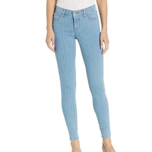 LEVIS 710 Railroad Striped Super Skinny Crop Jean 25 - Picture 9 of 9